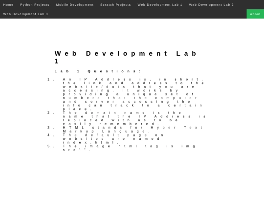 webDev screenshot