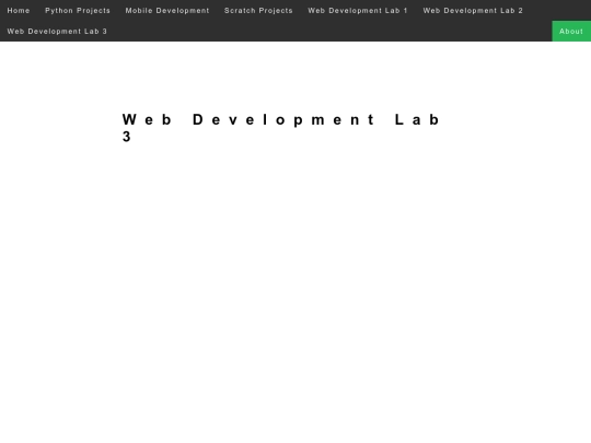 webDevLab3 screenshot