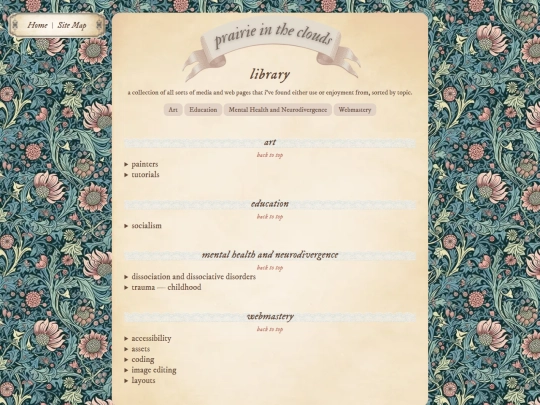library screenshot
