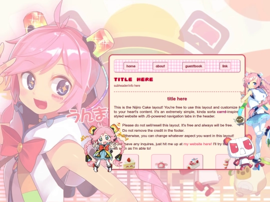 nijirocake screenshot