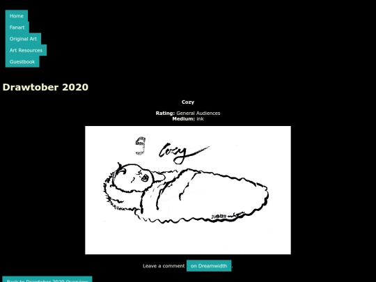 Drawtober/2020-cozy screenshot