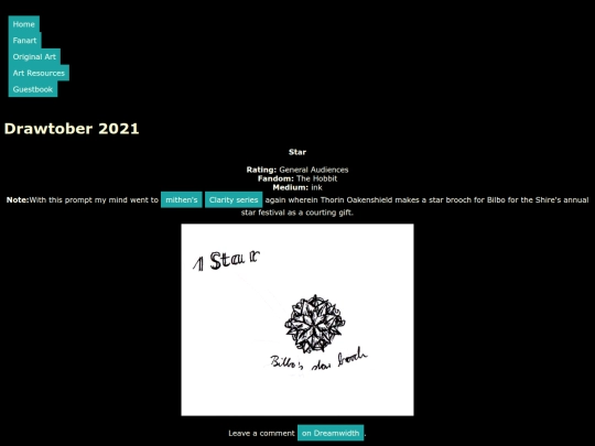 Drawtober/2021-star screenshot