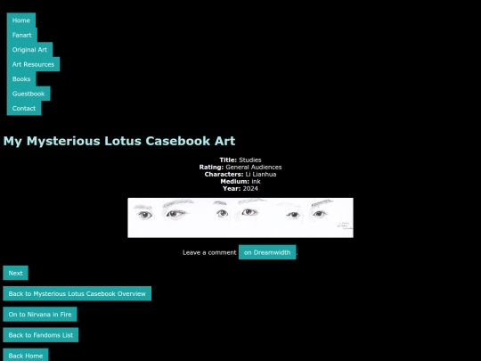 MLC Art/eye-studies screenshot
