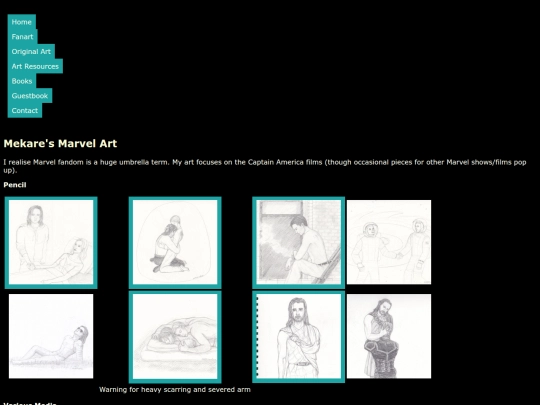 Marvel Art/Marvelindex screenshot
