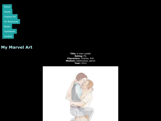 Marvel Art/Xmen-cuddle screenshot