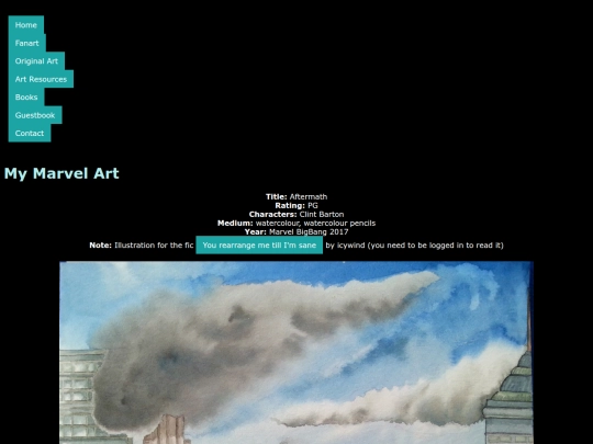 Marvel Art/aftermath screenshot