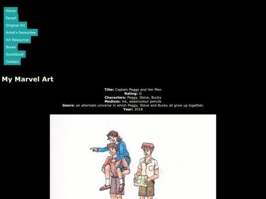 Marvel Art/captainpeggy screenshot