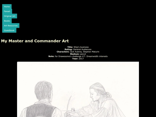 Masterandcommander/jackwriting screenshot