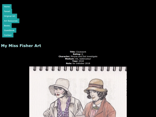 MissFisher art/clockwork screenshot