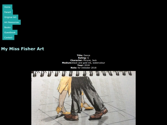 MissFisher art/dance screenshot