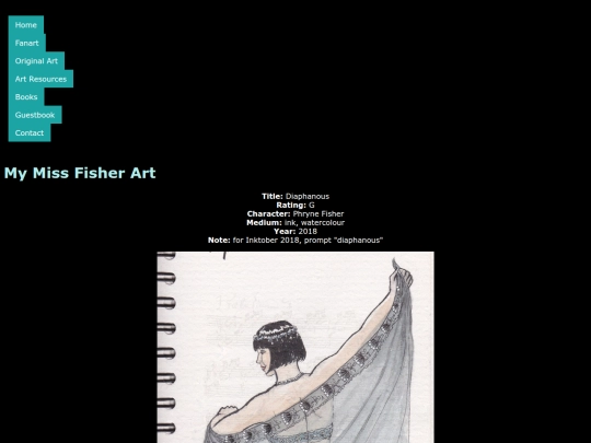MissFisher art/diaphanous screenshot