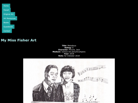 MissFisher art/melodious screenshot