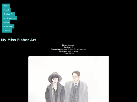 MissFisher art/strength screenshot