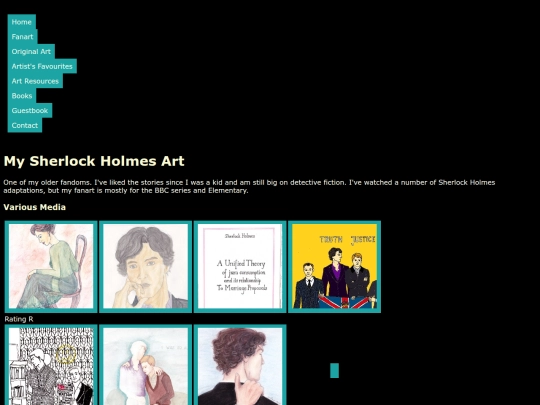 Sherlockart/sherlockindex screenshot