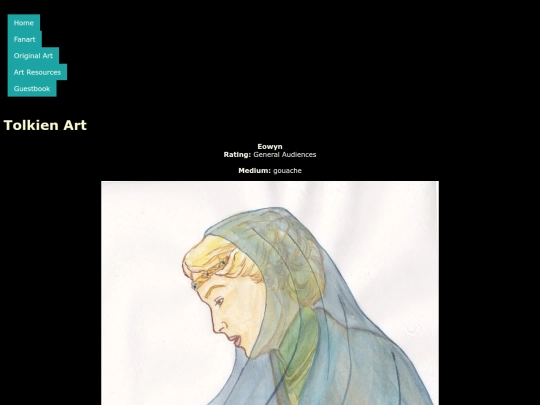 Tolkien Art/eowyn-grief screenshot