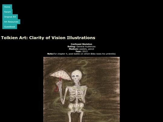 Tolkien Art/skeleton screenshot