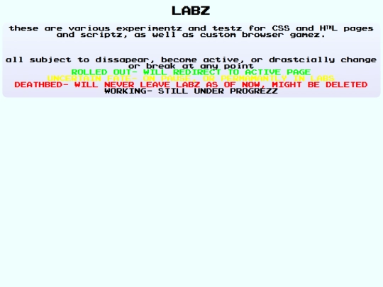 labs screenshot