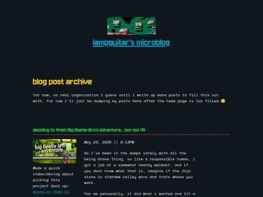 blog_archive screenshot