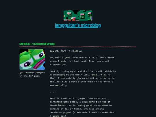 microblog_home screenshot
