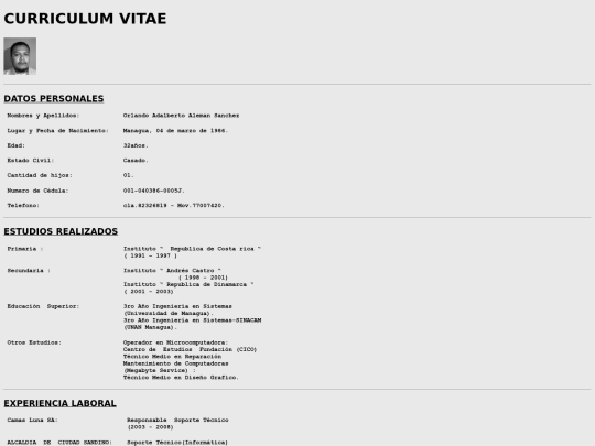 index screenshot