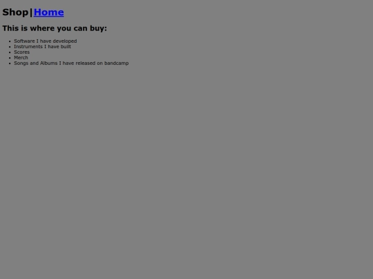Shop screenshot