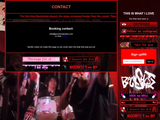 Contact screenshot