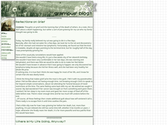 blog screenshot