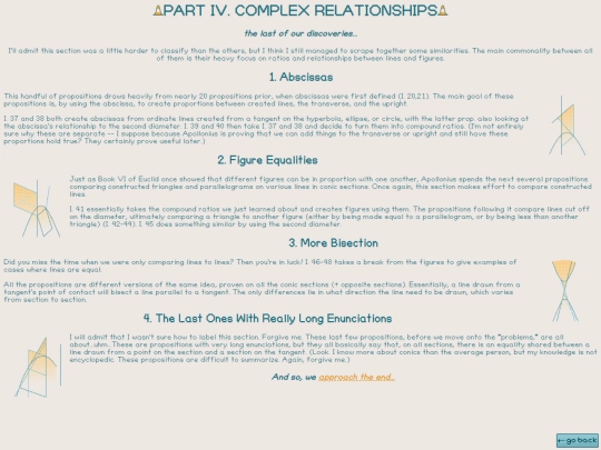 conics/relationships screenshot