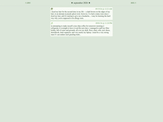 microblog/september screenshot