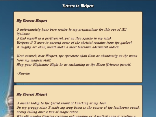letters_to_melpert/letters_to_melpert screenshot