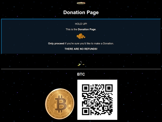 pages/coin/donate screenshot