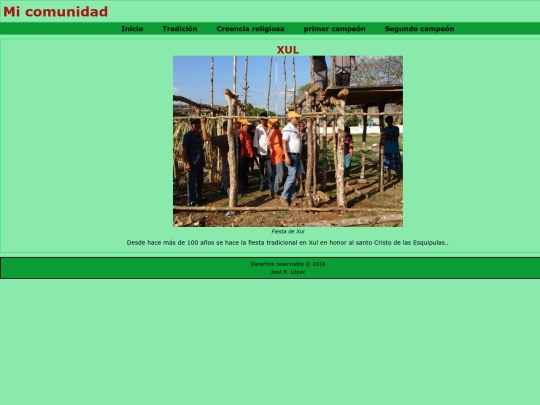 comunidad/tradicion screenshot