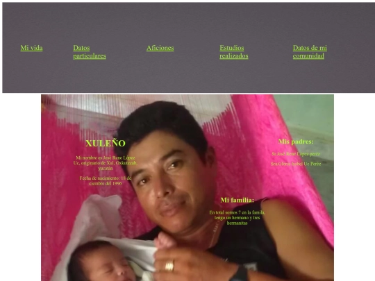 curriculum/datos screenshot