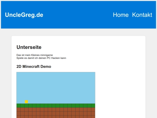 Unterwebsite-game screenshot