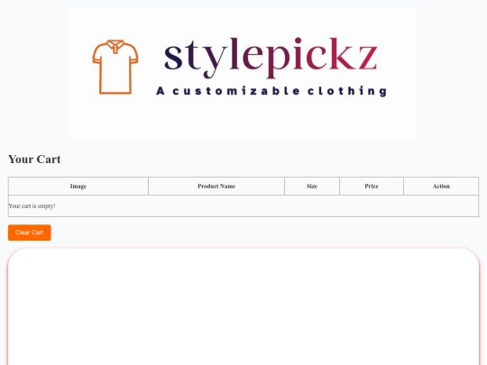 cart screenshot