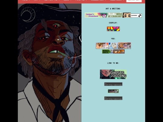 links screenshot