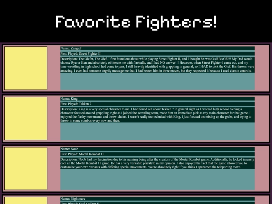 games screenshot