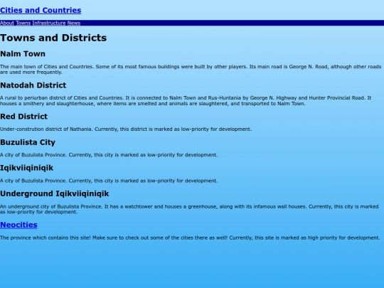 towns screenshot