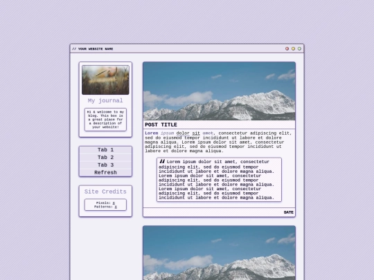 blog screenshot