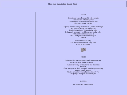 Journal screenshot