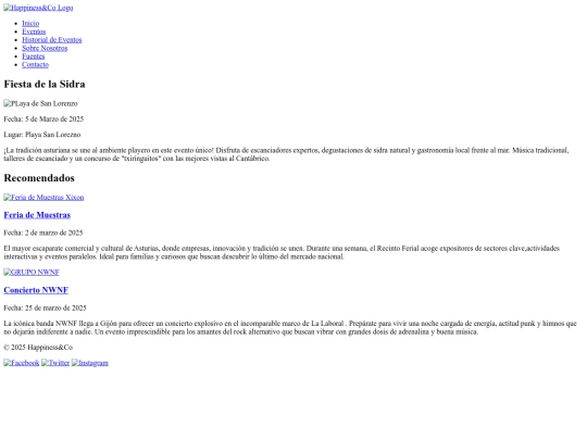 eventos/eventoSidra screenshot