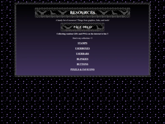 Resources screenshot