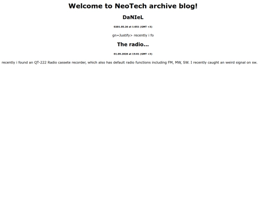 blog screenshot