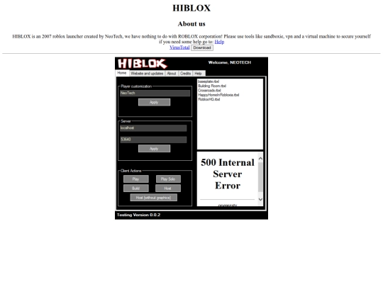 index screenshot
