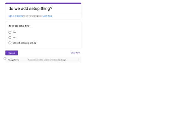 test screenshot