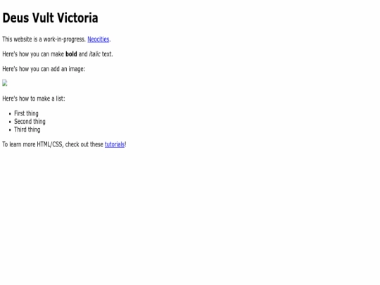 index screenshot