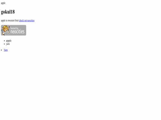 index screenshot
