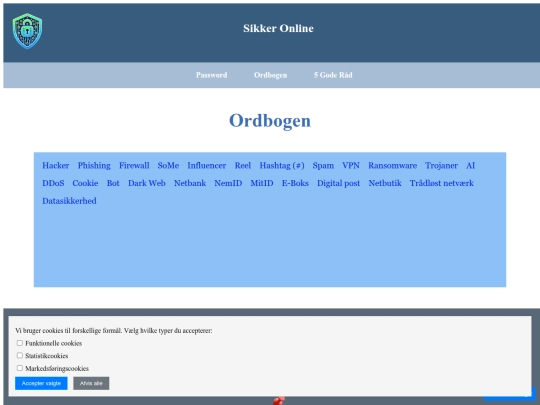 ordbog screenshot