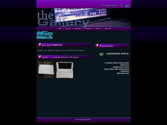 VaioP50 screenshot