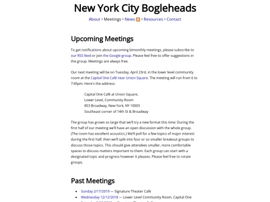 meetings screenshot